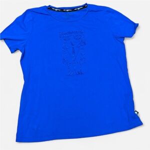 Karl Lagerfeld Blue Graphic T-Shirt